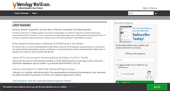 Desktop Screenshot of metrologyworld.com