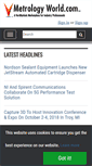 Mobile Screenshot of metrologyworld.com