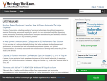 Tablet Screenshot of metrologyworld.com